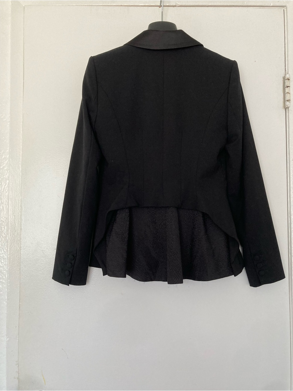 Altuzarra Black Tailored Peplum Blazer - Picture 10 of 11